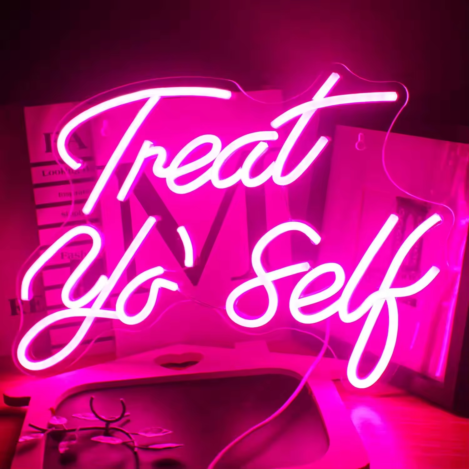 Remote Control Neon Sign Custom Wedding Bachelorette Party Decor Color Changing Lights
