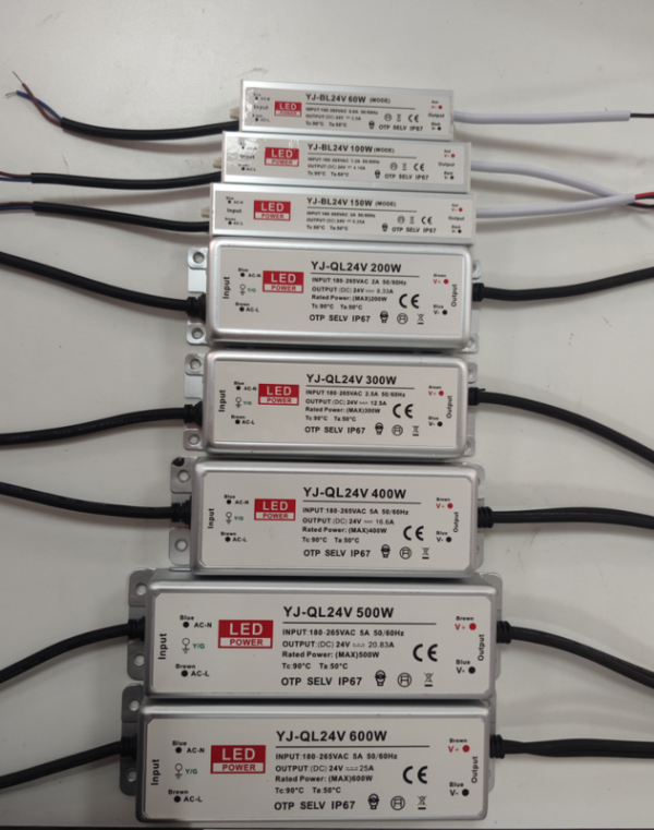 High Quality IP67 Semi glue 12V