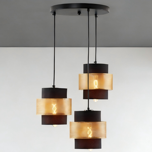 современный E27 подвесной светильник регулируемая высота Fabric Shade столовая бар Counter Ambient освещение подвесной