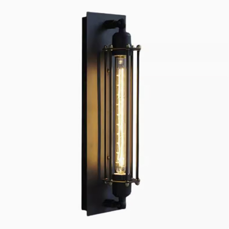 Home Retro Wrought Iron Wall Lamp