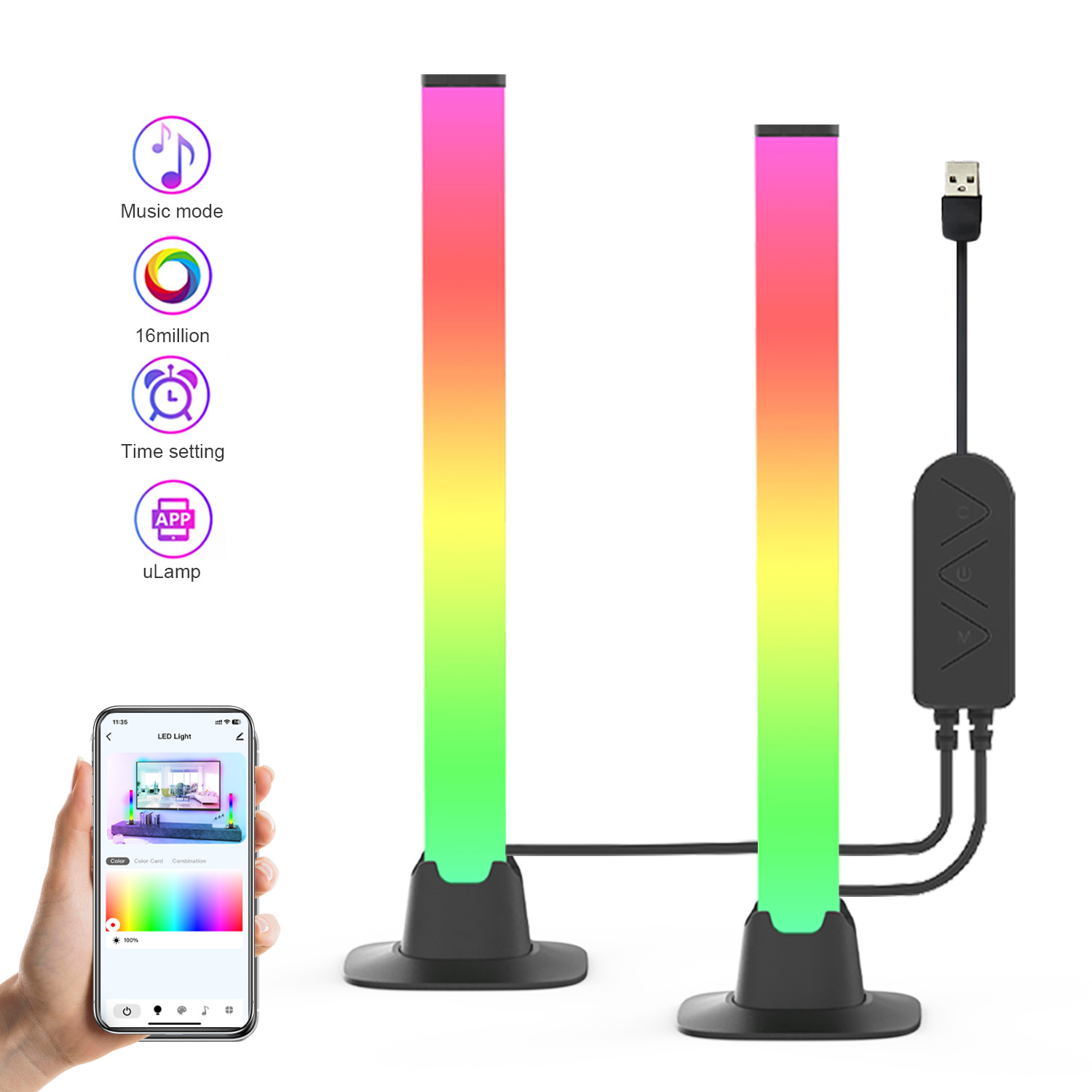 Skydimo RGB Gaming Lights Strip Music Game Sync Color Computer Screen Amosphere Ambient Smart LED Neon Strip Light