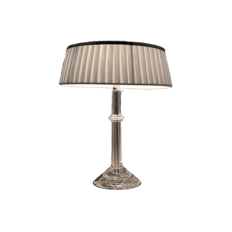 скандинавский современный Bedside лампа Elegant хрустальный Decor настольная лампа с гибкий Fabric Shade Cone Design для спальня гостиная
