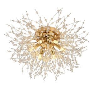 современный хрустальный потолочный светильник, Fireworks Dandelion Sputnik люстра
