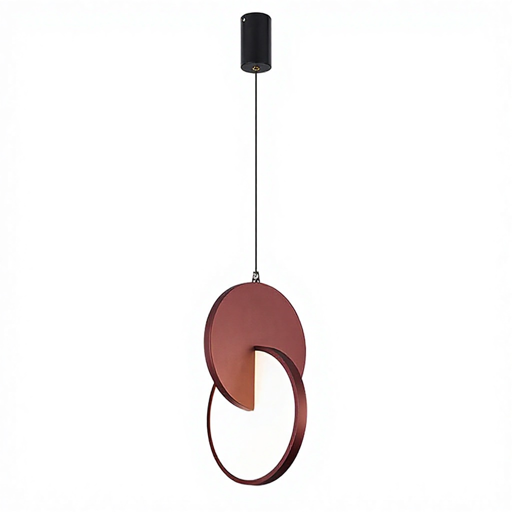 скандинавский Minimalist Silver Gold Geometric LED подвесная лампа современный Hanging светильник для гостиная кухня Dining спальня Home Decor