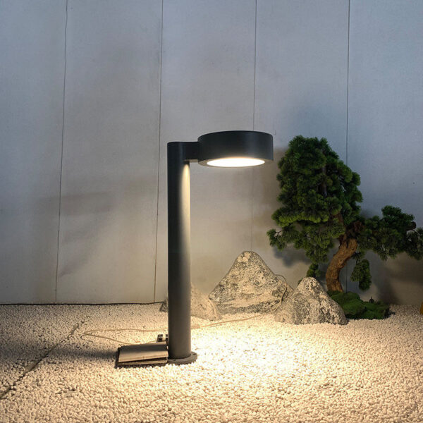 Popular 10W IP65 Waterproof LED Garden Lamp Aluminum+Glass Black Outdoor LED Garden Light Warm White for Lighting