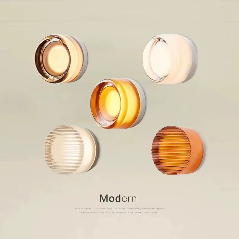 современный Led настенный светильник Acrylic круглый светильник Ac 85-265V для спальня Bedside отель Corridor проход Home Decor освещение
