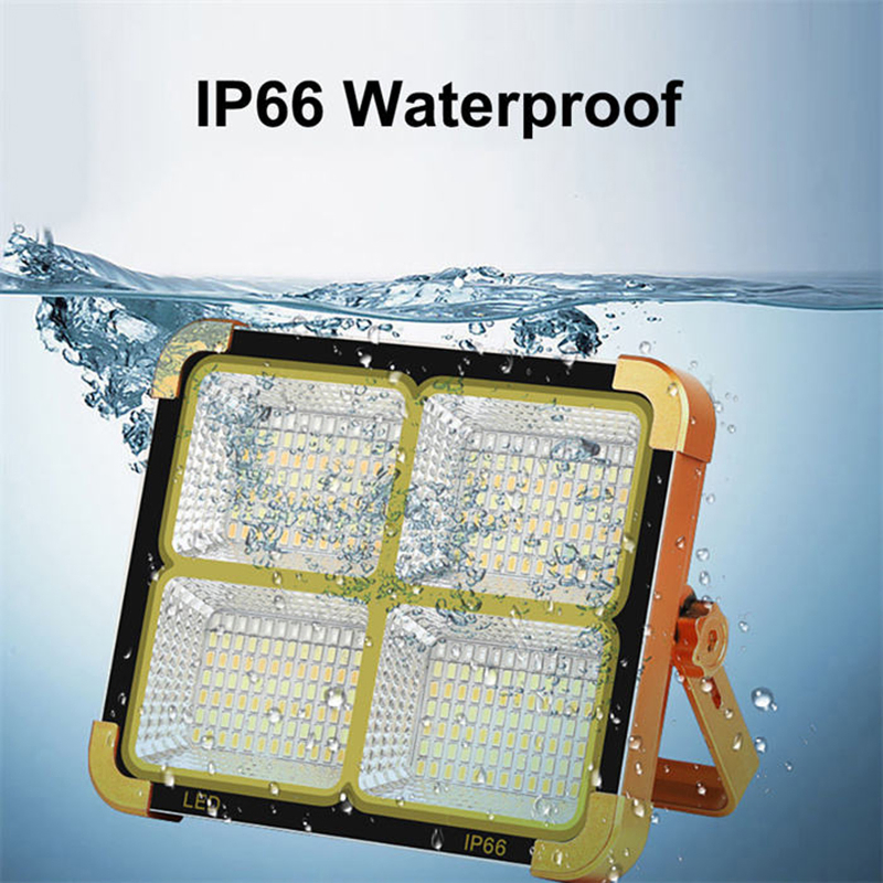 Solar Led прожектор Ip65 водонепроницаемый High Brightness 3 цвет Temperature USB-перезаряжаемый для Fishing Hiking Emergency