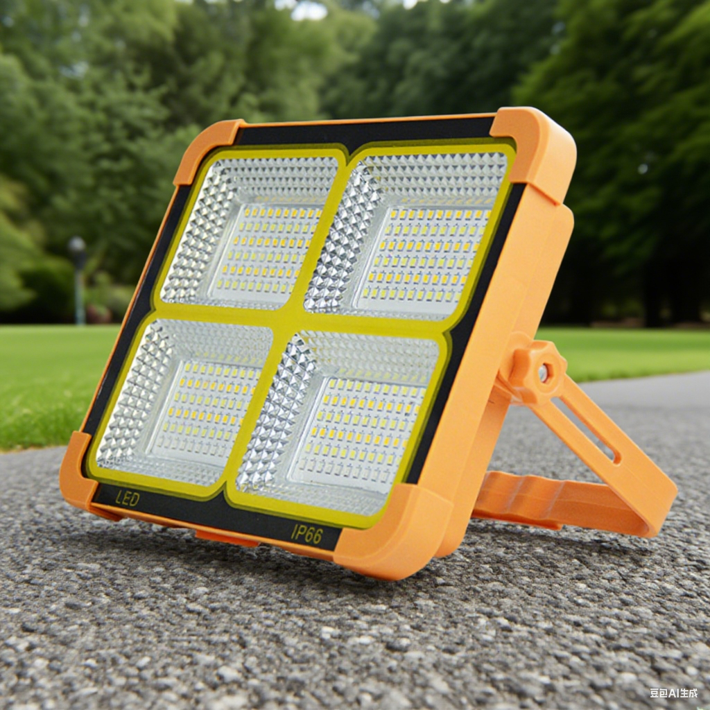 Solar Led прожектор Ip65 водонепроницаемый 3 цвет светильник Abs корпус Portable для Night Market Garden Camping Emergency