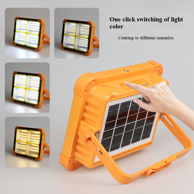 Portable Solar Led аварийный светильник Ip65 водонепроницаемый пластиковый Shell Usb Charging для Camping Hiking Fishing светильник