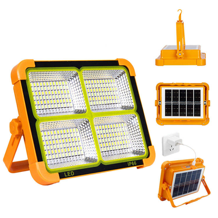 Solar Led прожектор Ip65 водонепроницаемый Portable перезаряжаемый для Construction Fishing Camping уличный Activities