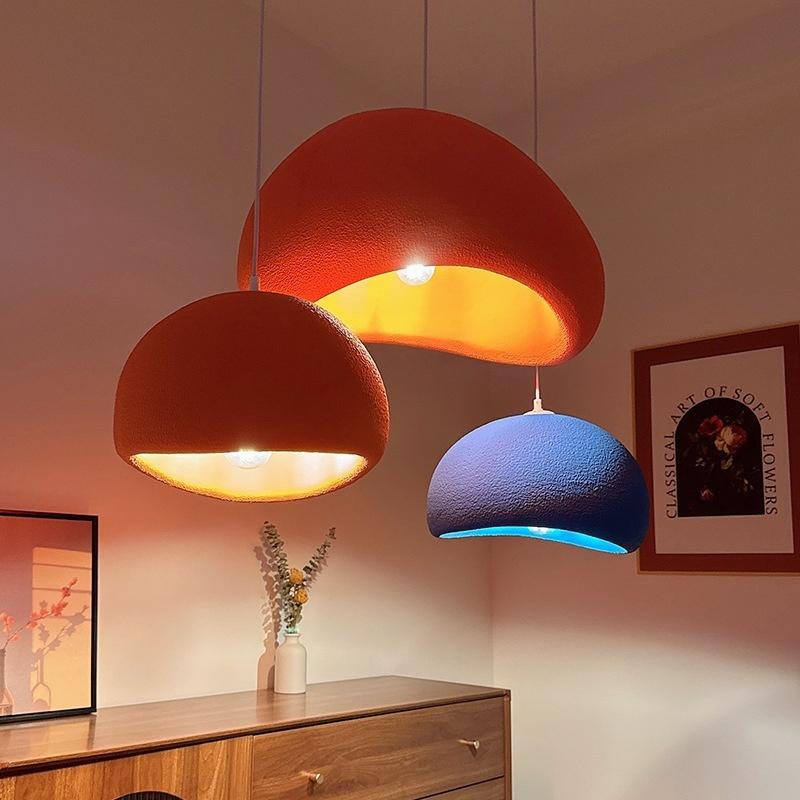Cream Minimalist Irregular Cloud Shape E27 регулируемый Hanging лампа светильник для Cafe бар Homestay гостиная Interior Decoration