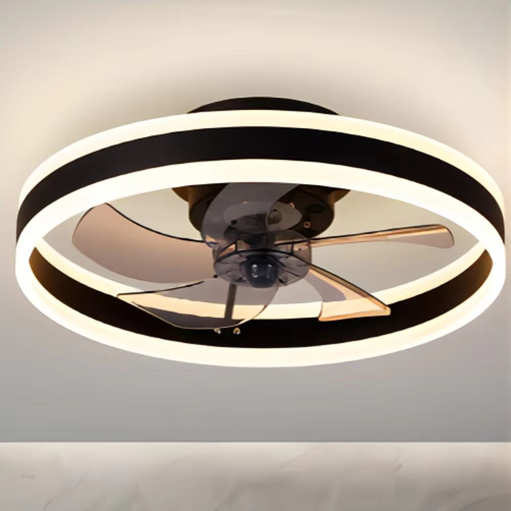 Cross-Border European 360-Degree Oscillating потолочный Fan светильник умный пульт ДУ для спальня гостиная Dining Household