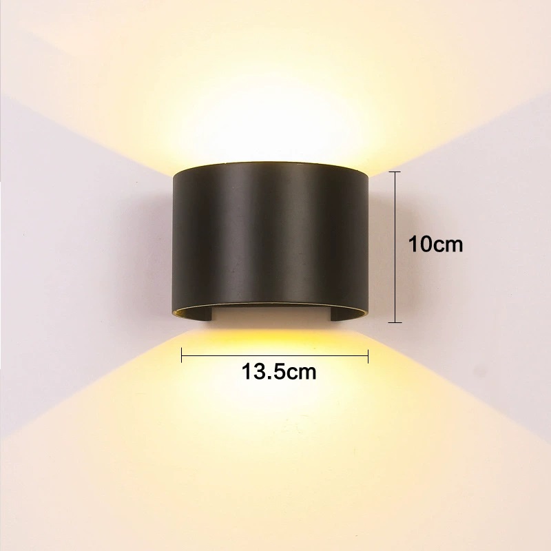 5W интерьерный уличный Hidden Wall Mounting Humanized Design современный Led Wall светильник up Down Cube