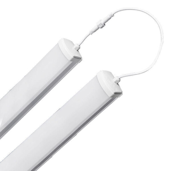 LED Tri-proof Light 12m 20W IP66 Rated Long-Strip Fixture Industrial Use (Factories Car Washes)-50,000 Hours Lifespan 5-Year