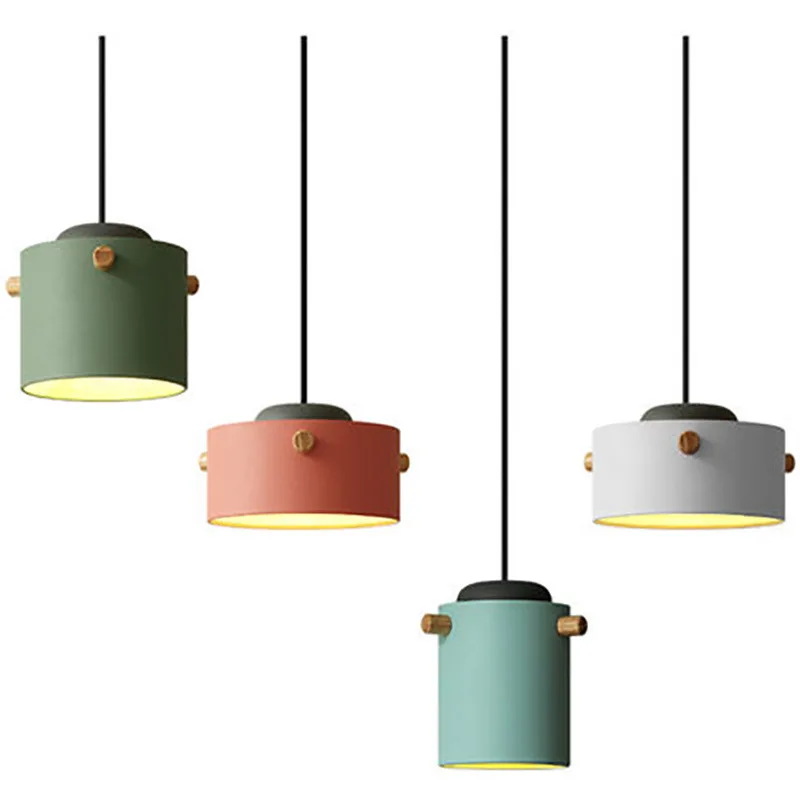 скандинавский Metal LED подвесной светильник Luminaire Hanging лампа светильник Suspension Drop светильники кухня столовая Bedside