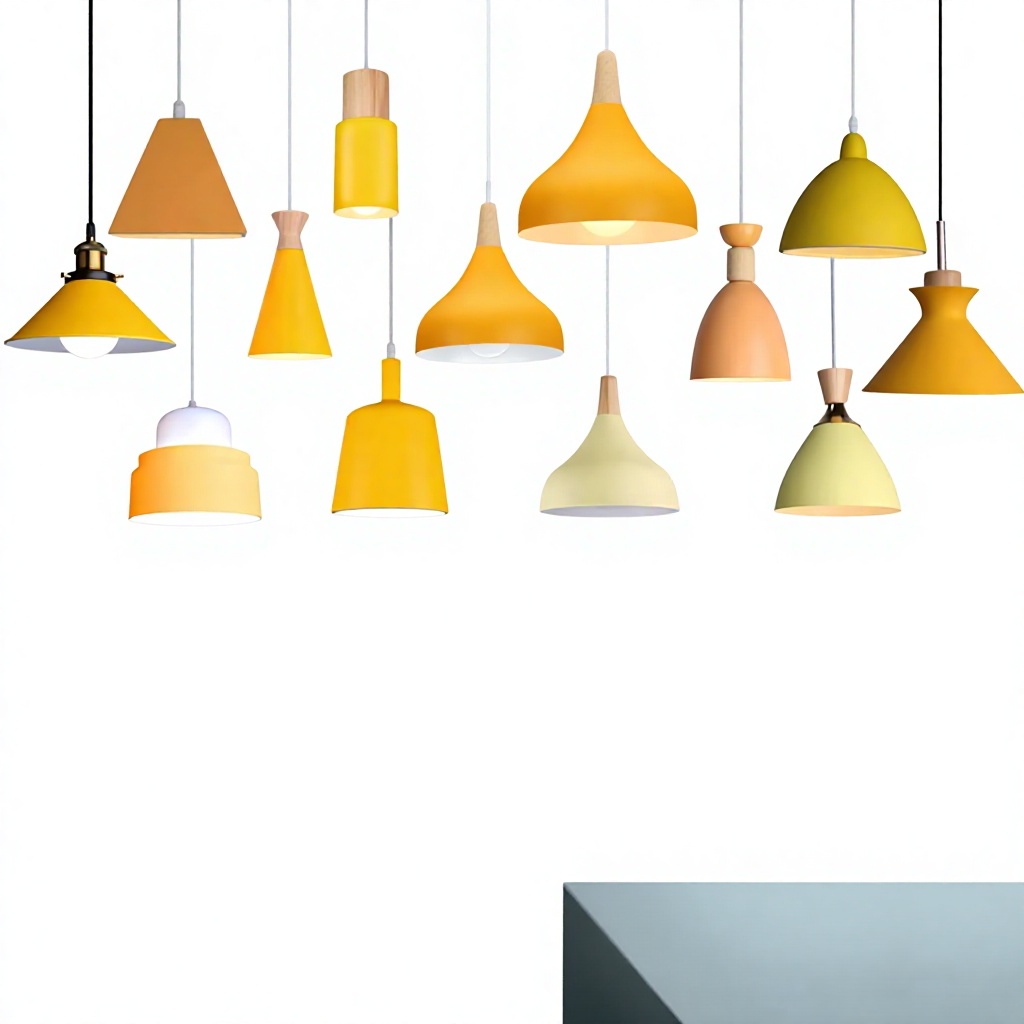 Contemporary Metal LED подвесные светильники E27 Yellow современный скандинавский ресторан Table Hanging лампа гостиная бар Cafe Droplight