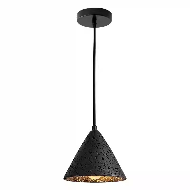Japanese-стиль чёрный Resin LED регулируемая высота Three-цвет подвесная лампа для спальня ресторан бар & Cafe освещение