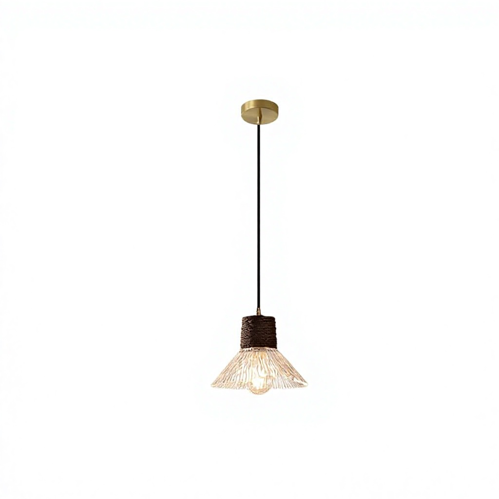 Ming-Qing-стиль Nanyang-inspired Warm White подвесной люстра для ресторан бар Island Counter Walnut отделка