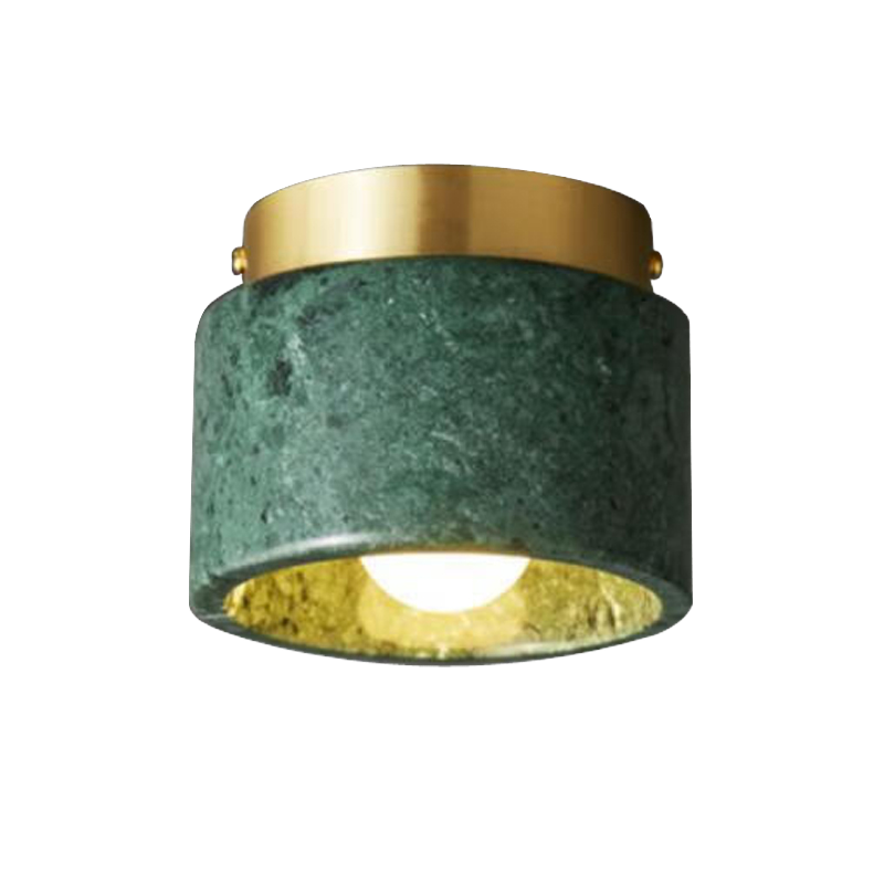Italian Luxury Green White Marble потолочный даунлайт железо современный LED Design Home гостиная спальня отель бар Corridor проход