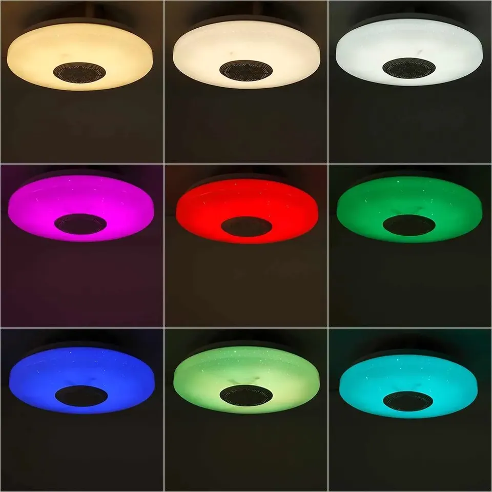 современный LED потолочные светильники RGB диммирование APP для пульт ДУ AC220V 52W/36W умный домашнее освещение