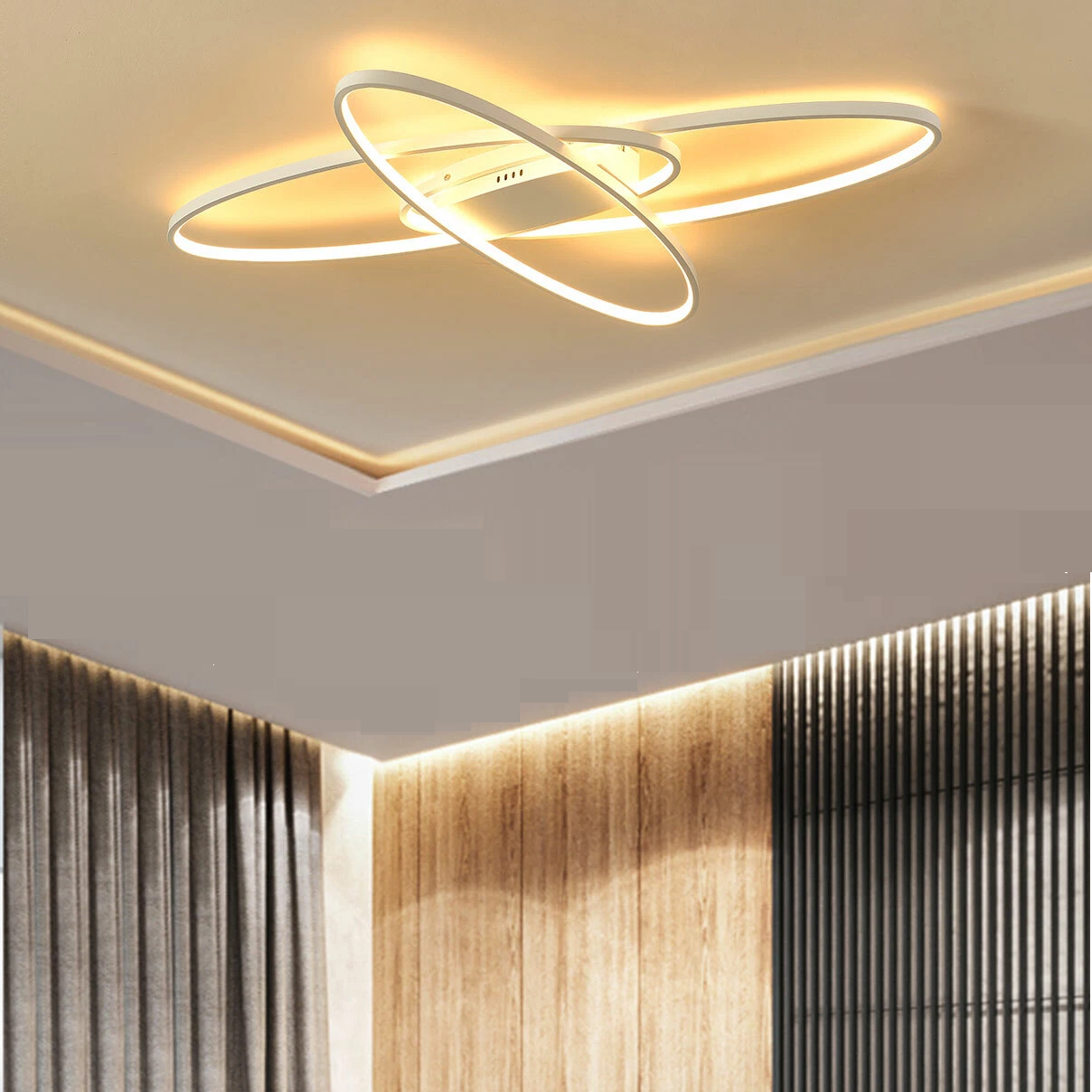 Geometric LED потолочный светильник гостиная люстра встраиваемый лампа светильник