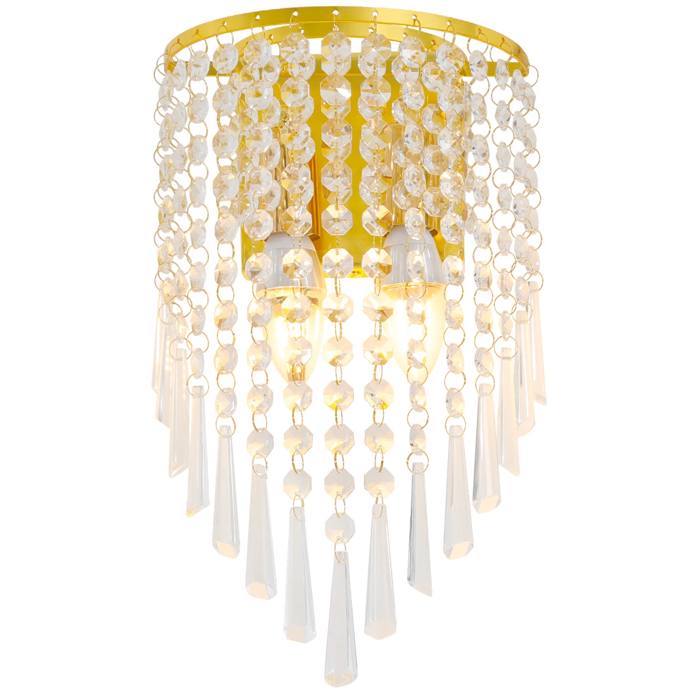 хрустальный Wall светильник Sconces светильник современный Semicircle Wall Mount лампа