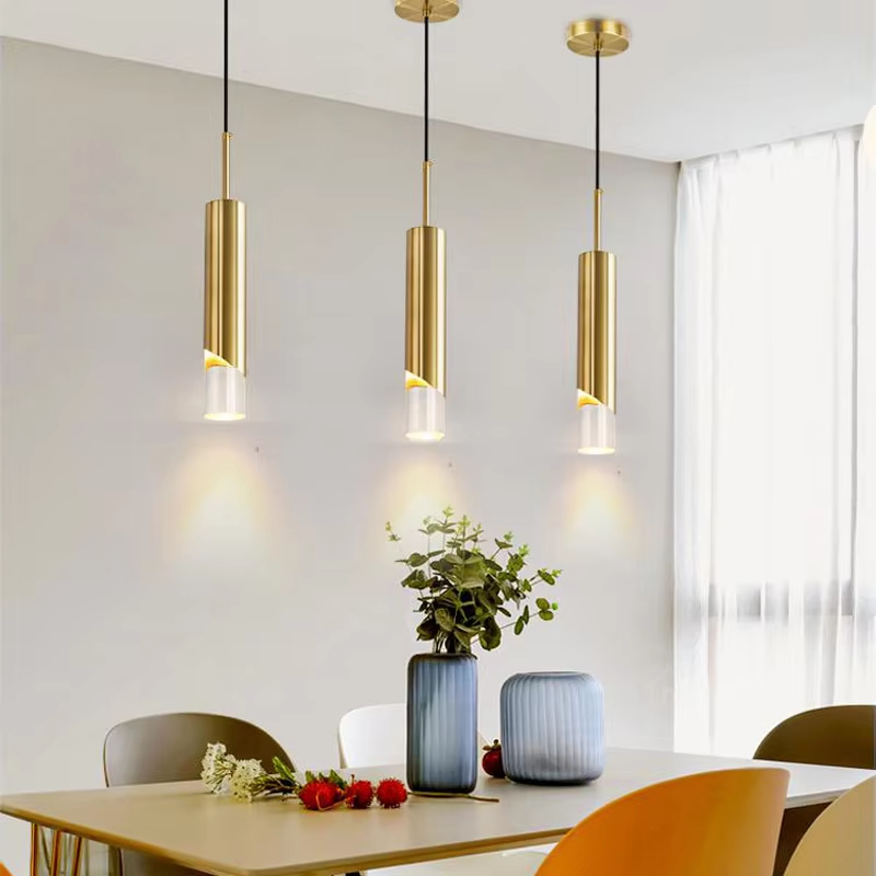 LED подвесной светильник гостиная столовая ресторан спальня Bedside современный Home Decoration Suspension лампа Gold