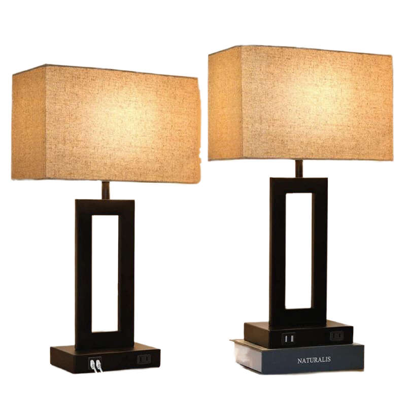 Bedside лампа с 2 USB порты Touch Control настольная лампа 3-Way спальня современный Nightstand лампа для гостиная