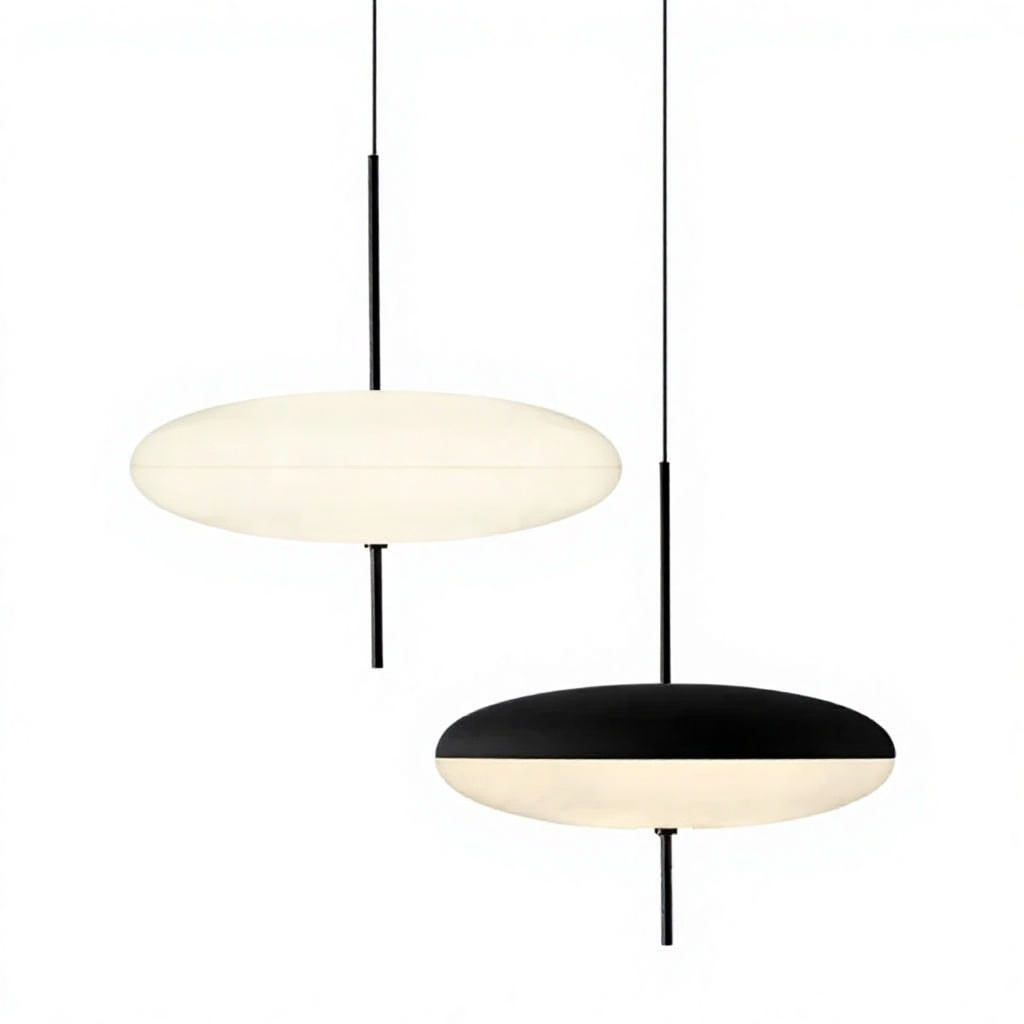 скандинавский Acrylic LED подвесной светильник Flying Saucer Design лампа спальня гостиная бар Cafe офис интерьерный простой Home