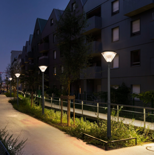ретро уличный водонепроницаемый IP65 SMD LED Garden светильники с алюминиевый корпус & PC Shade Multiple цвет Temperatures 3-Year Warranty