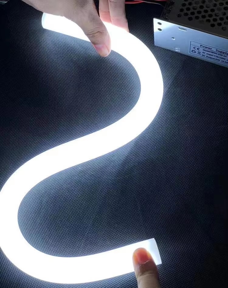 ресторан бар LED линейный подвесной светильник гибкий Silicone Hanging лампа современный Minimalist люстра DIY Shape Decoration
