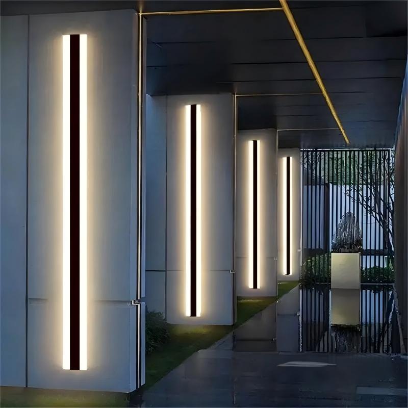 IP65 Waterproof Nordic Modern LED Strip Light Linear Fixture for Wall Ceiling Living Room Bedroom Hallway Home Interior Decor