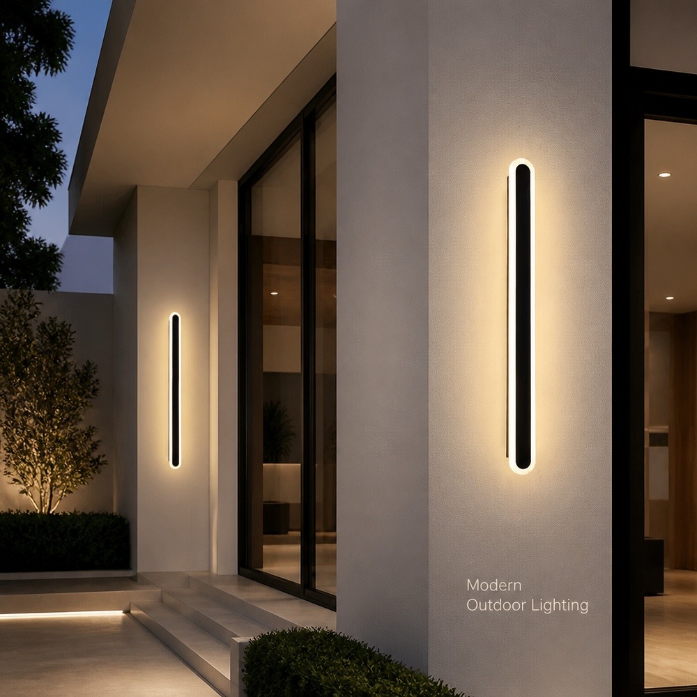 Modern Waterproof IP65 LED Outdoor Wall Light for Villa Garden Porch Courtyard Exterior Wall Mounted Home Lighting Fixture Decor