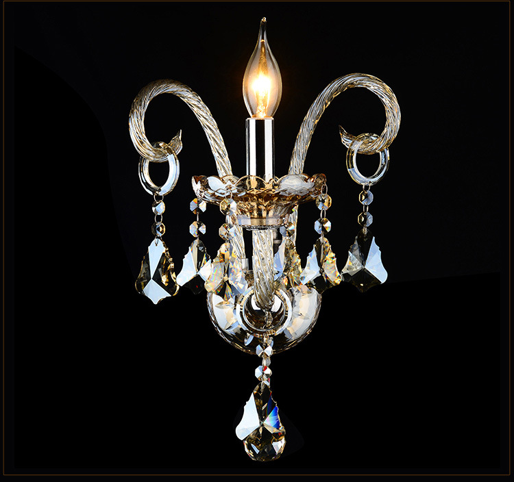 New Designs интерьерный хрустальный Antique Candle настенный светильник
