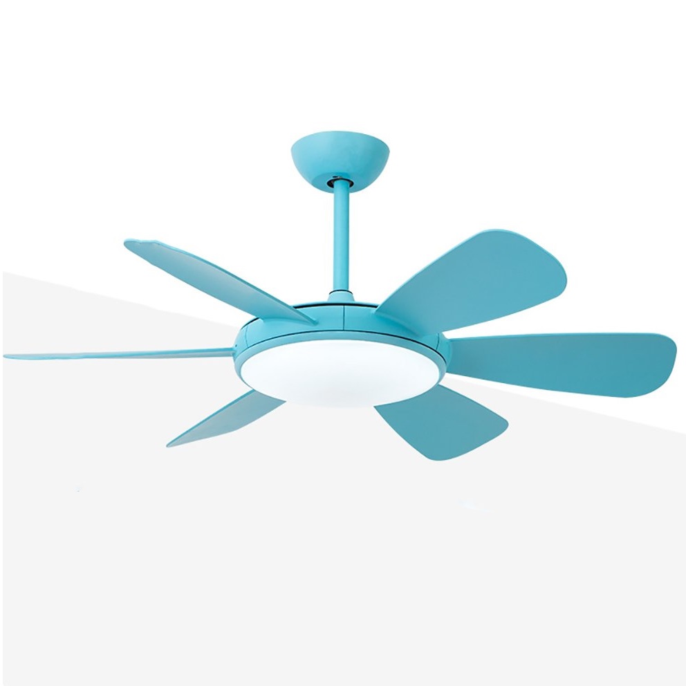 42 Inch Frequency Conversion Led Ceiling Fan Light Nordic Minimalist Home with Light Fan with Remote Control