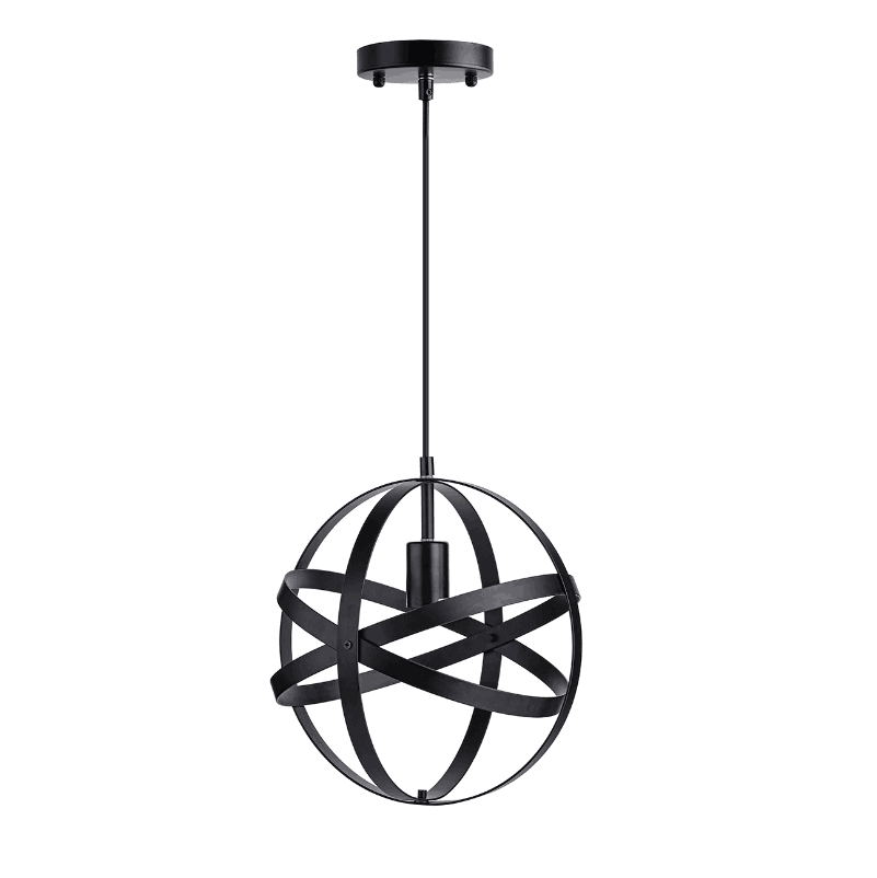 промышленный Metal Spherical подвесной светильник рустикальный люстра винтажный Hanging Cage Globe потолочный светильник светильник